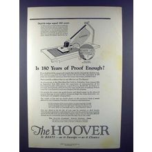 1923 Hoover Vacuum Cleaner Ad - 180 Years of Proof
