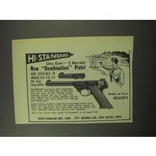 1950 High Standard Combination Pistol Ad