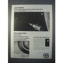 1966 General Dual 90 Tire Ad - Juice for Mars