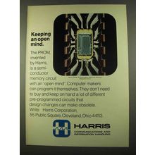 1975 Harris PROM Programmable Read-Only Memory Ad