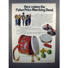 1980 Fisher Price Marching Band Toy Ad!