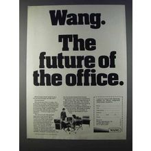 1980 Wang Integrated Information Systems Ad - Future