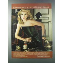 1981 Drambuie Liqueur Ad - Over Ice with Giorgio Armani