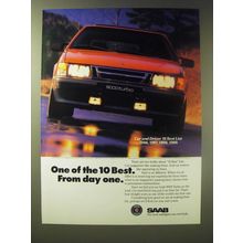 1989 Saab 9000 Turbo Car Ad - One of the 10 best