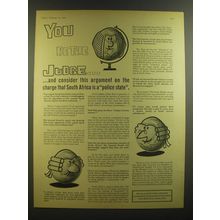1964 South Africa House Advertisement - You be the judge