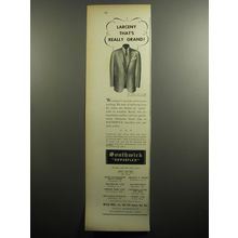 1951 Southwick Superflex Suits Ad - Larceny that's really grand