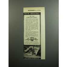 1952 Lago Mar Hotel & Apartments Ad - They're irresistible! new Gold Coast twins