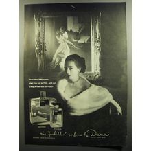 1952 Dana Tabu Perfume Ad - The forbidden perfume by Dana