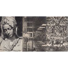 Roma Rome Michalangiolo Michalangelo Statue San Pietro 3 x Old Italy Postcard s