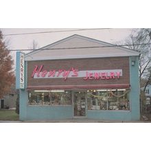 Henrys Jewelry & Greeting Card Store Massachusetts USA Postcard