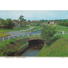 Hutton Le Hole New Bridge Yorkshire 1970s Postcard