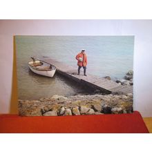 ROYAL MAIL DELIVERY, PIEL ISLAND, BARROW-IN-FURNESS, CUMBRIA unused postcard =