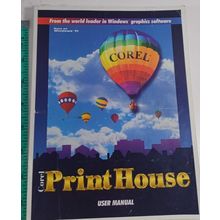 Corel Print House for Windows 95 manual only no cd