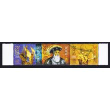 Macao Macau Vasco da Gama 1498 strip of 3v 1998 MNH SG#1044-1046 Sc#943-946