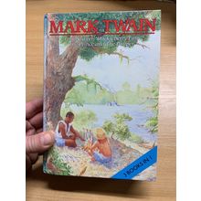1978 MARK TWAIN "TOM SAWYER/HUCK FINN/PRINCE PAUPER" ILLUSTRATED HB BOOK (P4)