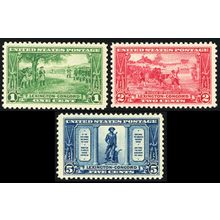 617-19, Mint VF NH Set of Three Stamps - Very Fresh! * Stuart Katz