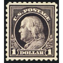 478, Mint VF/XF NH $1 - (Reperfed at Top) SCV $1400 - Stuart Katz