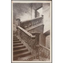 Escalera de la Universidad, Salamanca, c.1920 - Foto Tarjeta Postal