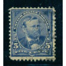 Used 281 5c Ulysses S. Grant Barely Clears M04951