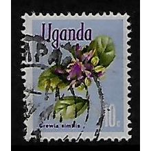 UGANDA 1969 FLOWES 10c GREWIA SIMILIS SG 132 FINE USED#2