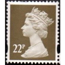 1993-2011 Machin 22p drab. Two Bands. Enchede, Unfranked, No Gum