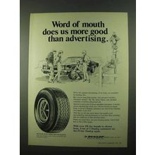 1974 Dunlop Elite Steel Belted Radial Tire Ad