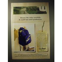2002 L.L. Bean Deluxe Book Pack Ad - Choose Carefully