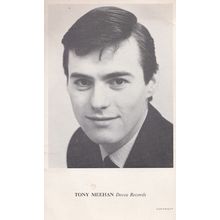 Tony Meehan Publicity Decca Records Postcard Size Card