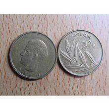 Belgium 1993 20 Frank Belgie (Dutch - Flemish Text) Coin
