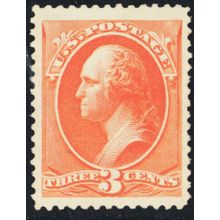 214, Mint XF LH 3¢ JUMBO - Well Centered - Stuart Katz