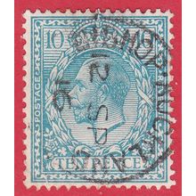 GB KGV 1913 10d TURQUOISE BLUE SG394 GU CDS