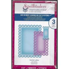 Spellbinders. Fanciful Lattice Die Set. Die Cutting Cardmaking Scrapbooking