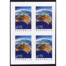 2025 CHERISHED CELEBRATIONS, MAP OF AUSTRALIA, MNH BLOCK OF 4 SELF-ADHESIVES.