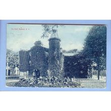 New York Dunkirk City Hall View Large Old Ivy Covered Building ~21