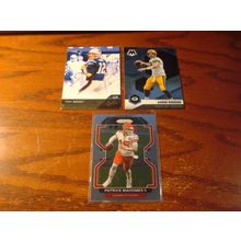 2011-2021, 3-Great QB Cards, RODGERS/BRADY/MAHOMES, Early Brady Card