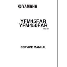 YAMAHA YFM45FAR YFM450FAR SERVICE MANUAL ALL TERRAIN VEHICLE 405 PAGES ENGLISH