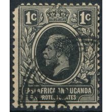 KGV: 1c - East Africa & Uganda 1912 - FH - SG 44 (B)