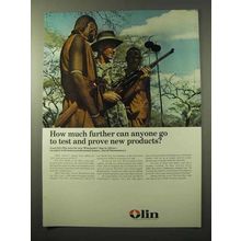 1964 Olin Winchester Model 70 Rifle Ad - How Further?