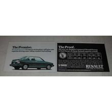 1986 Renault Encore Ad - The promise. The proof