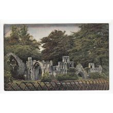 Ruins in Pearson Park Hull Postcard 2728