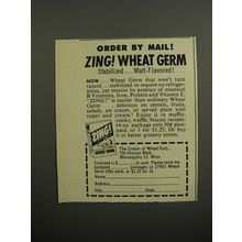 1952 Cream of Wheat Zing! Wheat Germ Advertisement