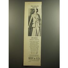 1952 Best & Co. Nada Separates Ad - Best's corners the classic look