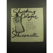 1955 Schiaparelli Shocking Cologne Advertisement