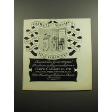 1955 Caswell-Massey Fine Colognes Ad - America's choice for over 200 years