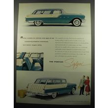 1955 Pontiac Safari Station Wagon Ad - creates an entirely new type of car