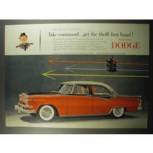 1955 Dodge Custom Royal Lancer Ad - Just one way to find out.. take command