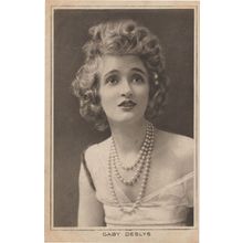 Gaby Deslys Antique Silent Film Actress Rare Old Postcard
