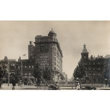 Market Square Rickshaw Taxis Johannesburg National Bank South Africa Postcard