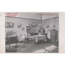 Frankfurt Frankenhaus German Old Clock Possibly Pension Old Postcard