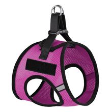 York Nylon Mesh Harness with removable Patches Hot Pink 25"-30"